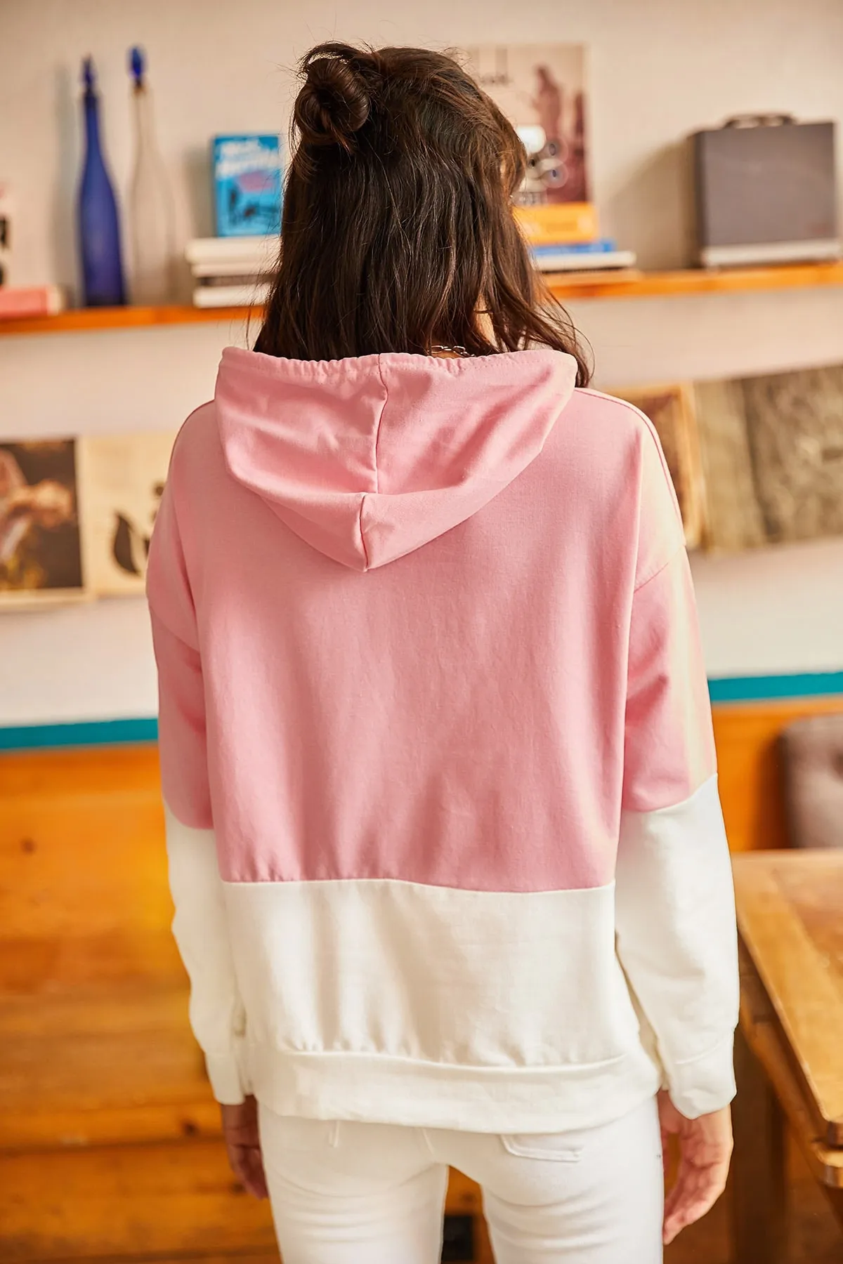 Olalook  Sweatshirt - Rosa - Oversized