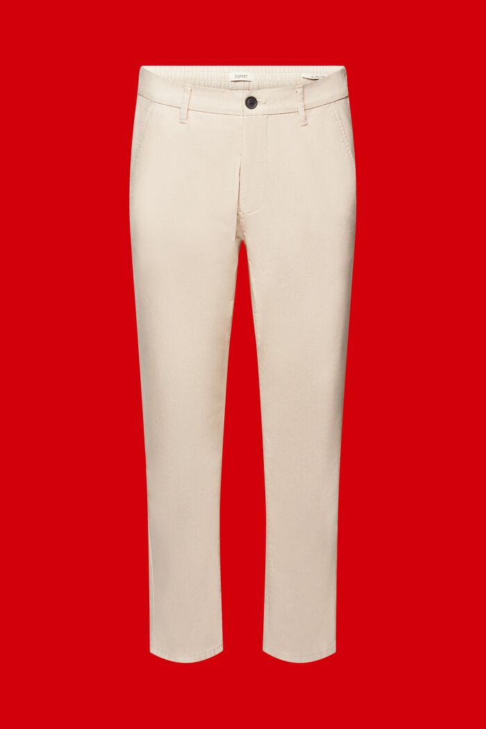 Gebürstete Chinohose