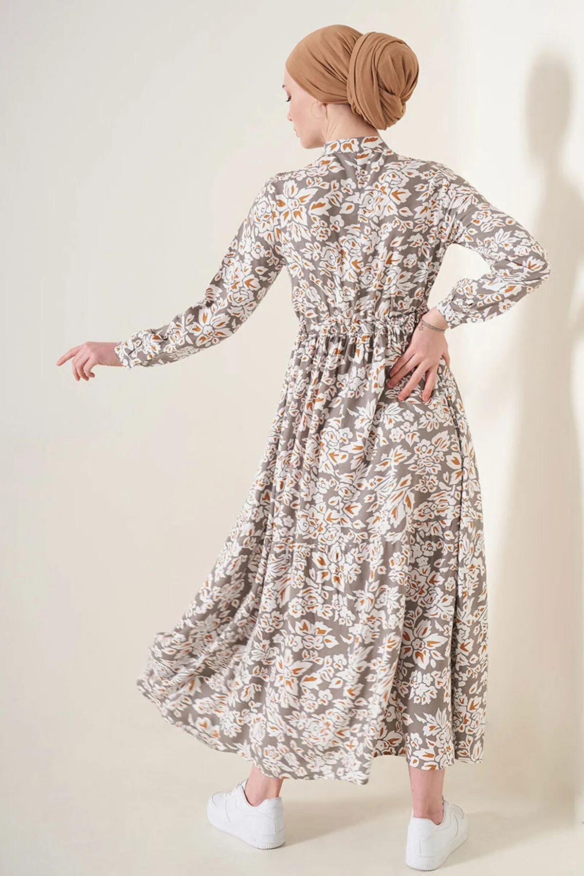 Bigdart  Kleid mit gemustertem Kragen