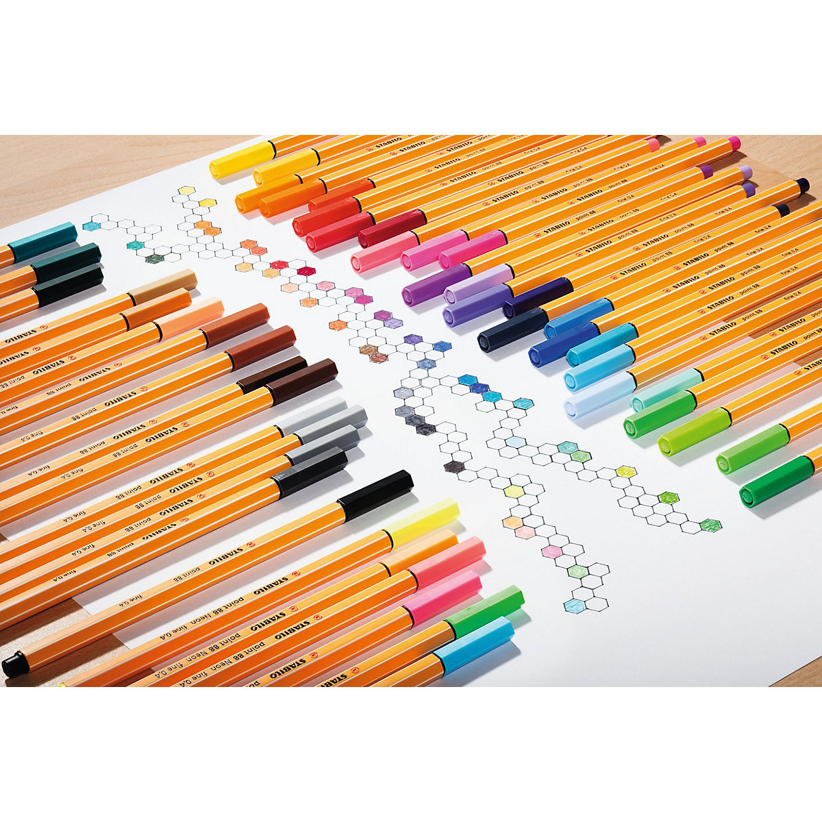Fineliner point 88, 8 Farben