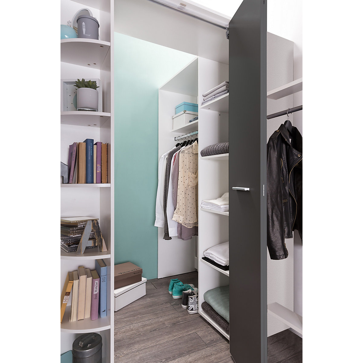 Jugendzimmer Set Joker Komplett Anthrazit
