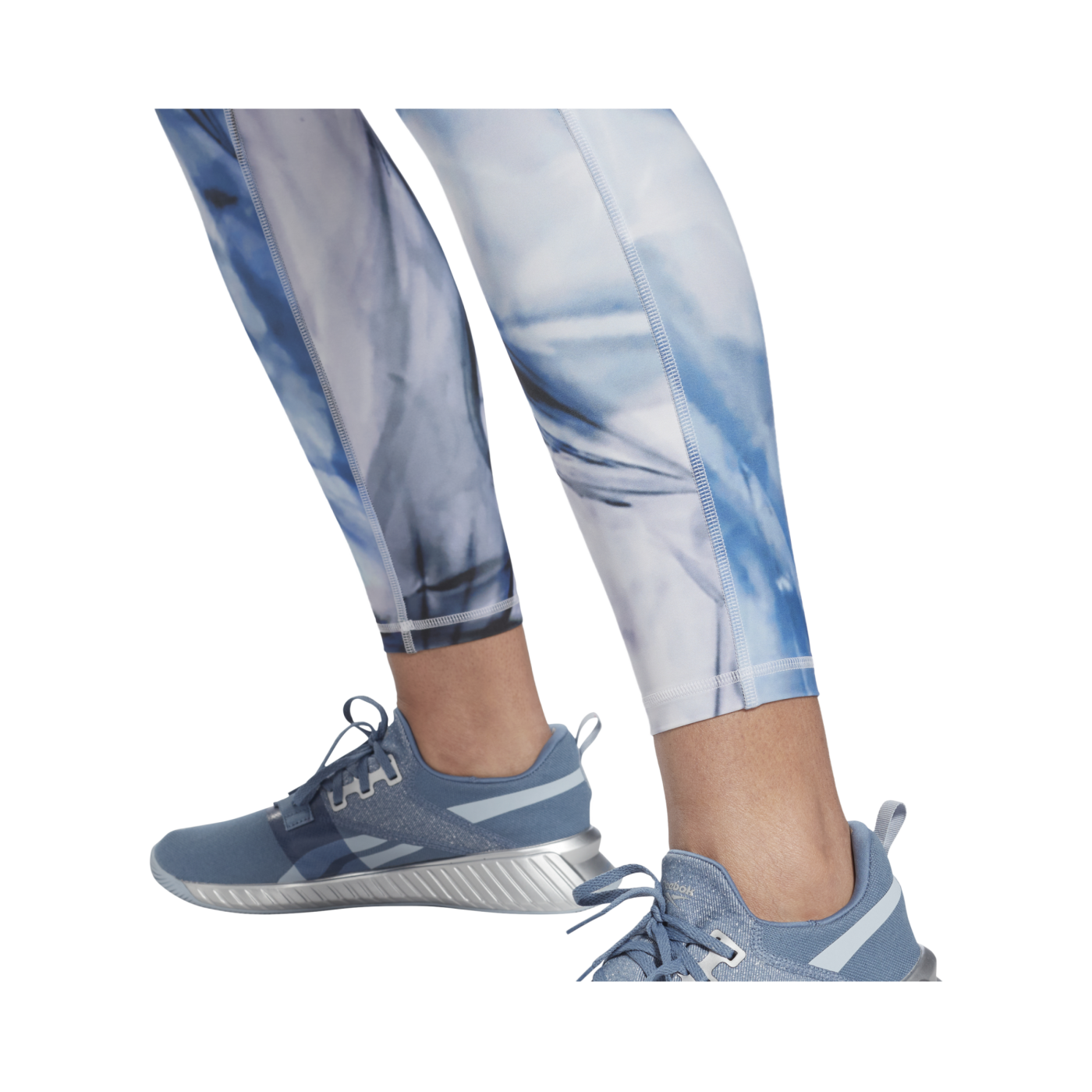 Reebok Lux HR Leggings Training Damen Blau