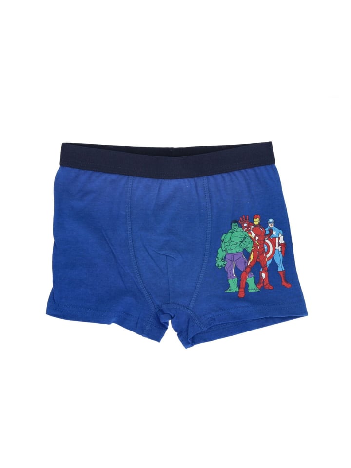 Avengers Boxershorts 3er Pack  Bunt & bequem 100% Baumwolle Unterhose in mehrfarbig günstig kaufen