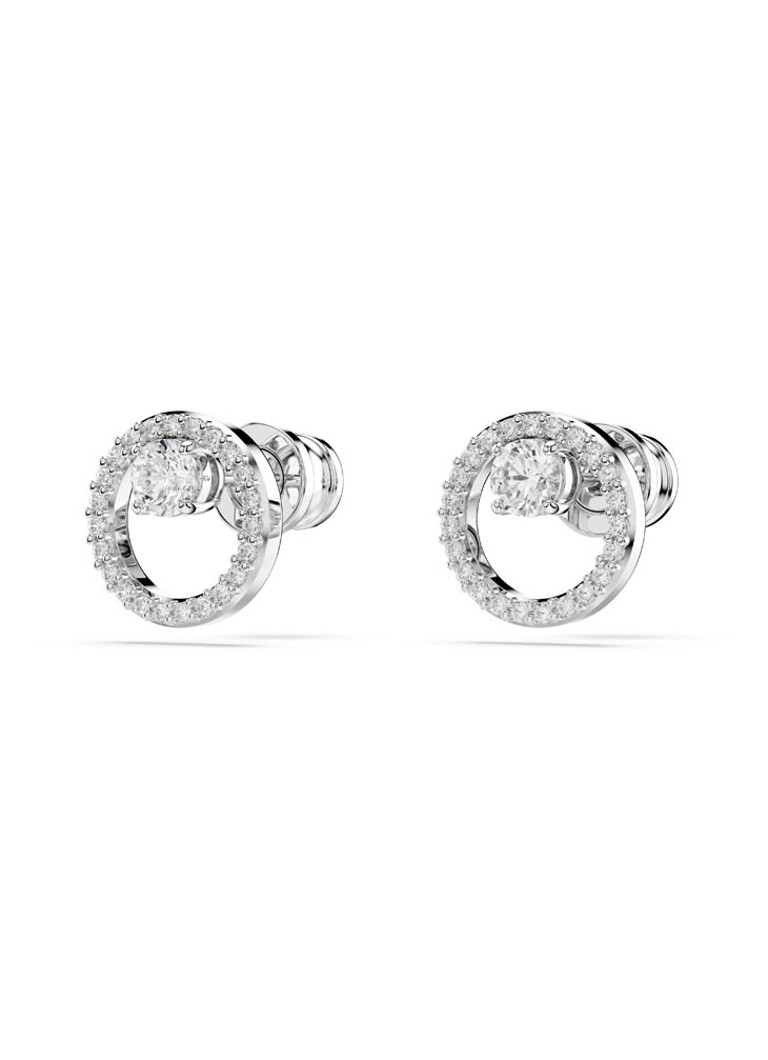 Swarovski Constella stud earrings with zirconia