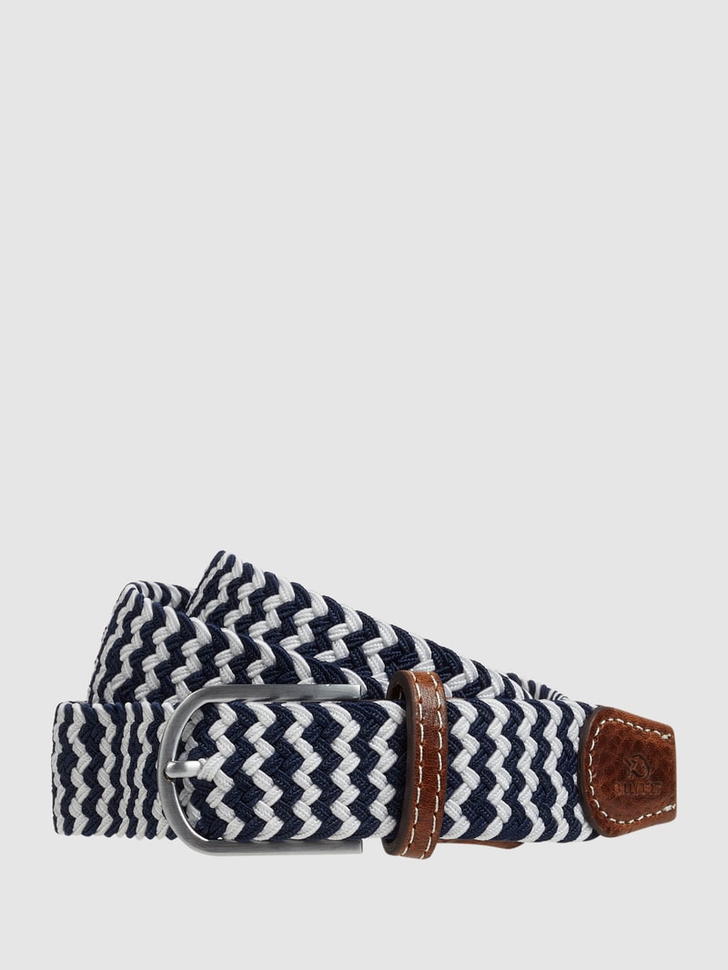Mütze mit Rippenstruktur Modell 'Joseph' in marineblau