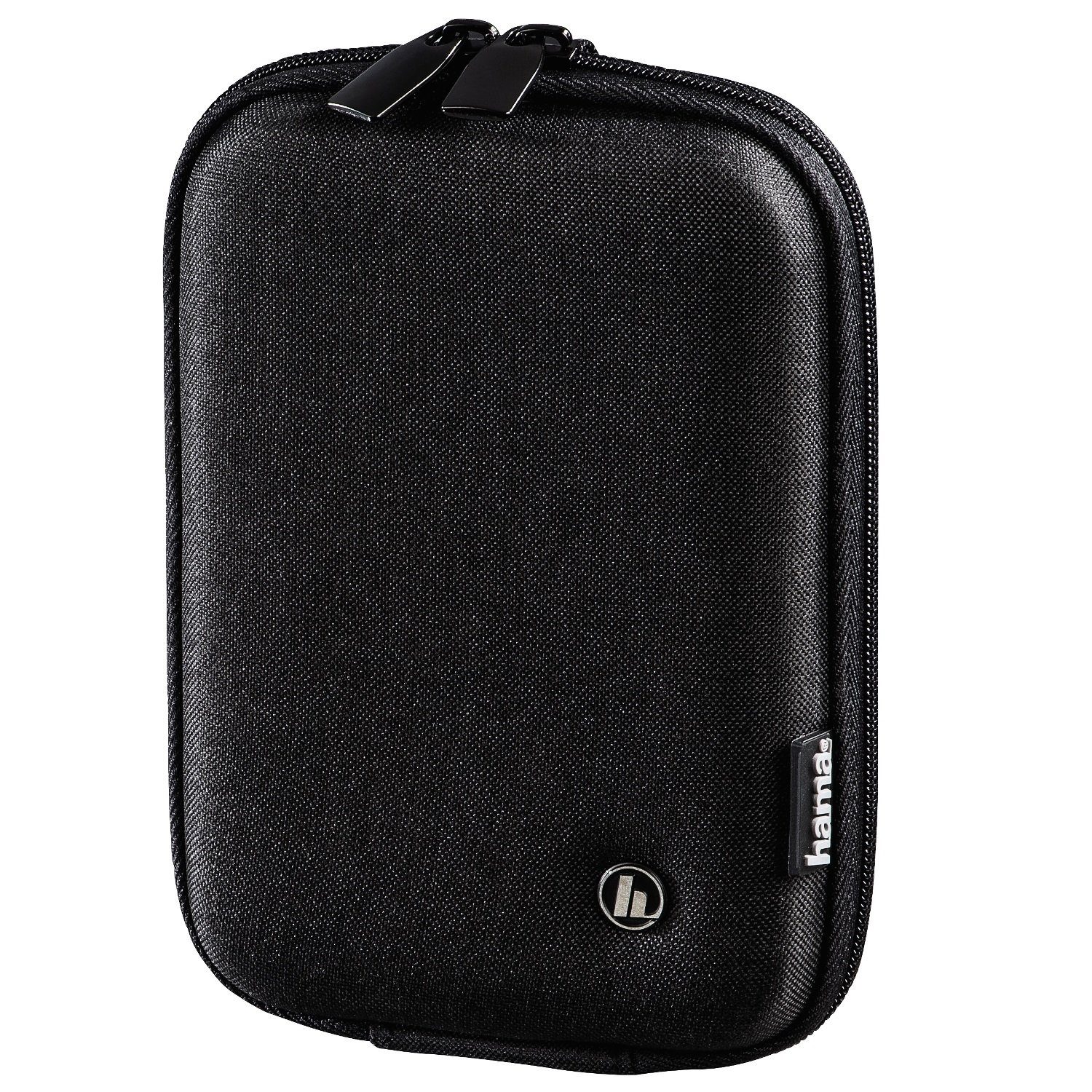 Hama Kameratasche Kamera-Tasche Hard-Case Schutz-Hülle, Gürtelschlaufe Innenfutter, kleines Fach, für Digital-Kamera Camcorder