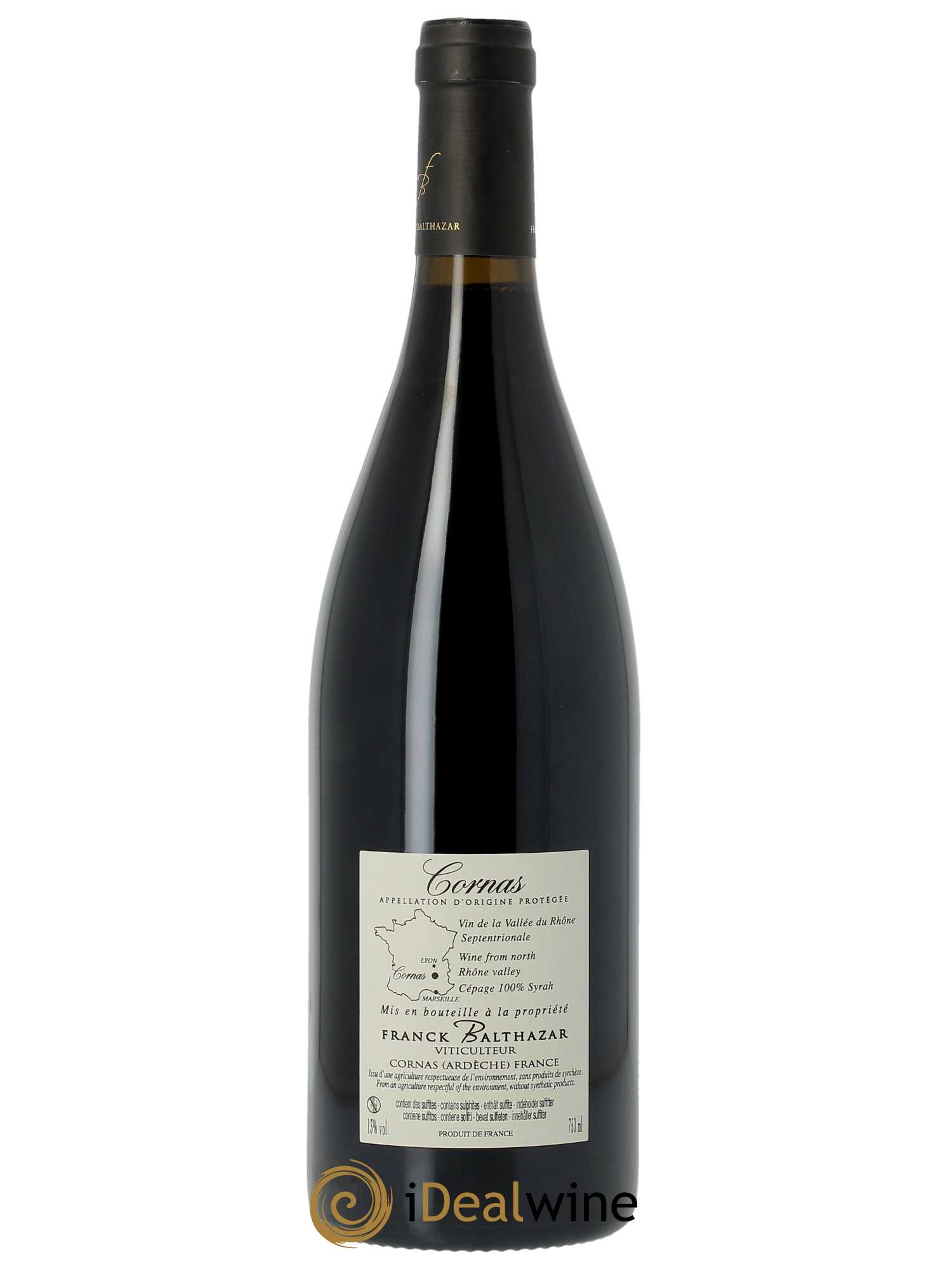 Cornas Cuvée sans soufre Franck Balthazar (Domaine)  2021 - Lot de 1 Bouteille