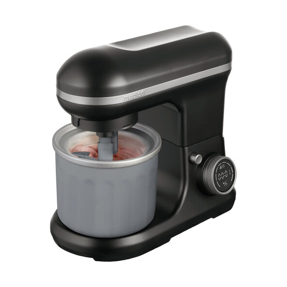 Küchenmaschine Digital mit Eisschüssel, schwarz (MD 18420)