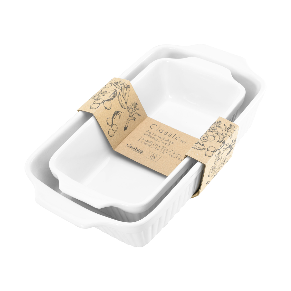 Auflaufformen-Set Classic 2-teilig