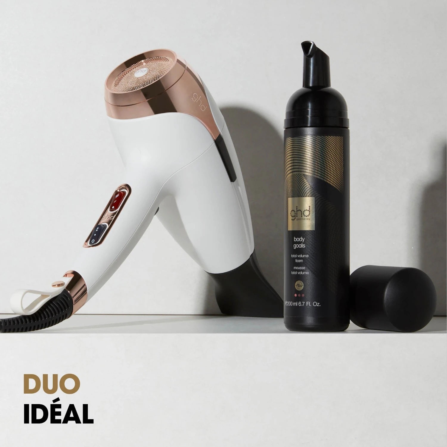 ghd Total Volume Mousse – objetivos corporales