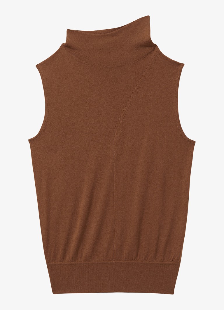 Vestă cu guler înalt Reiss Harper din lână