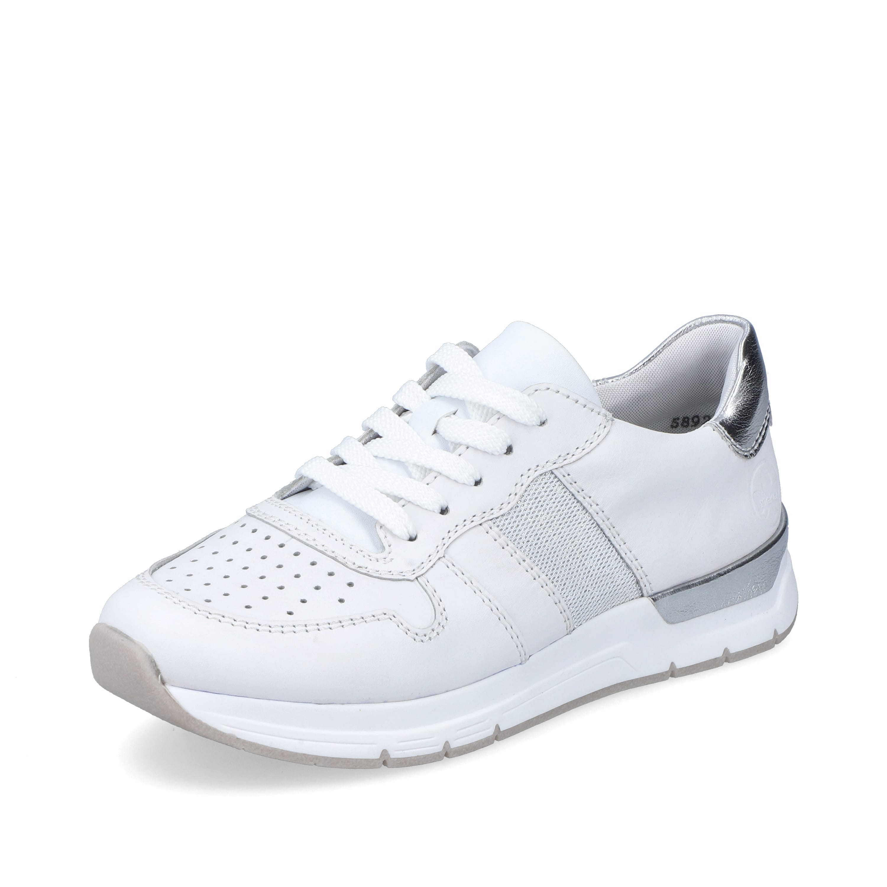Rieker Damen Sneaker Low eisweiss