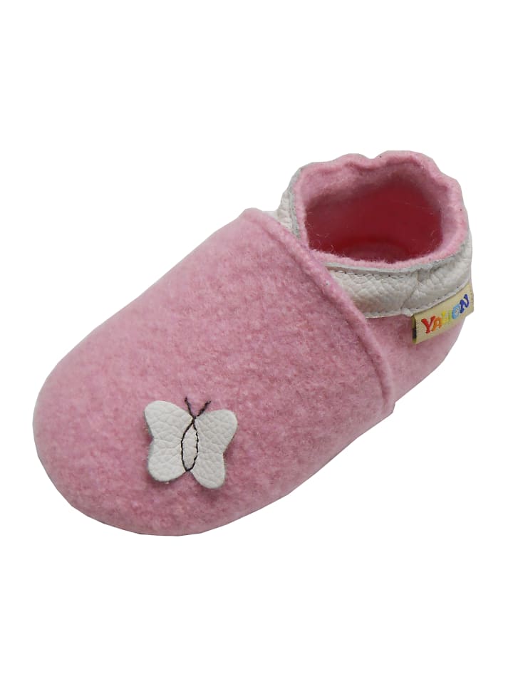 Yalion Leder-Krabbelschuhe 