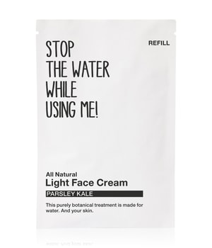 Stop The Water While Using Me All Natural Parsley Kale Light Face Cream Refill Gesichtscreme-50 ml