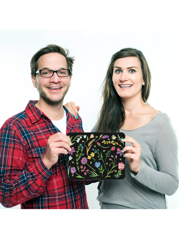 Mr. & Mrs. Panda Mauspad Frühling mit Spruch in Schwarz günstig kaufen onesize