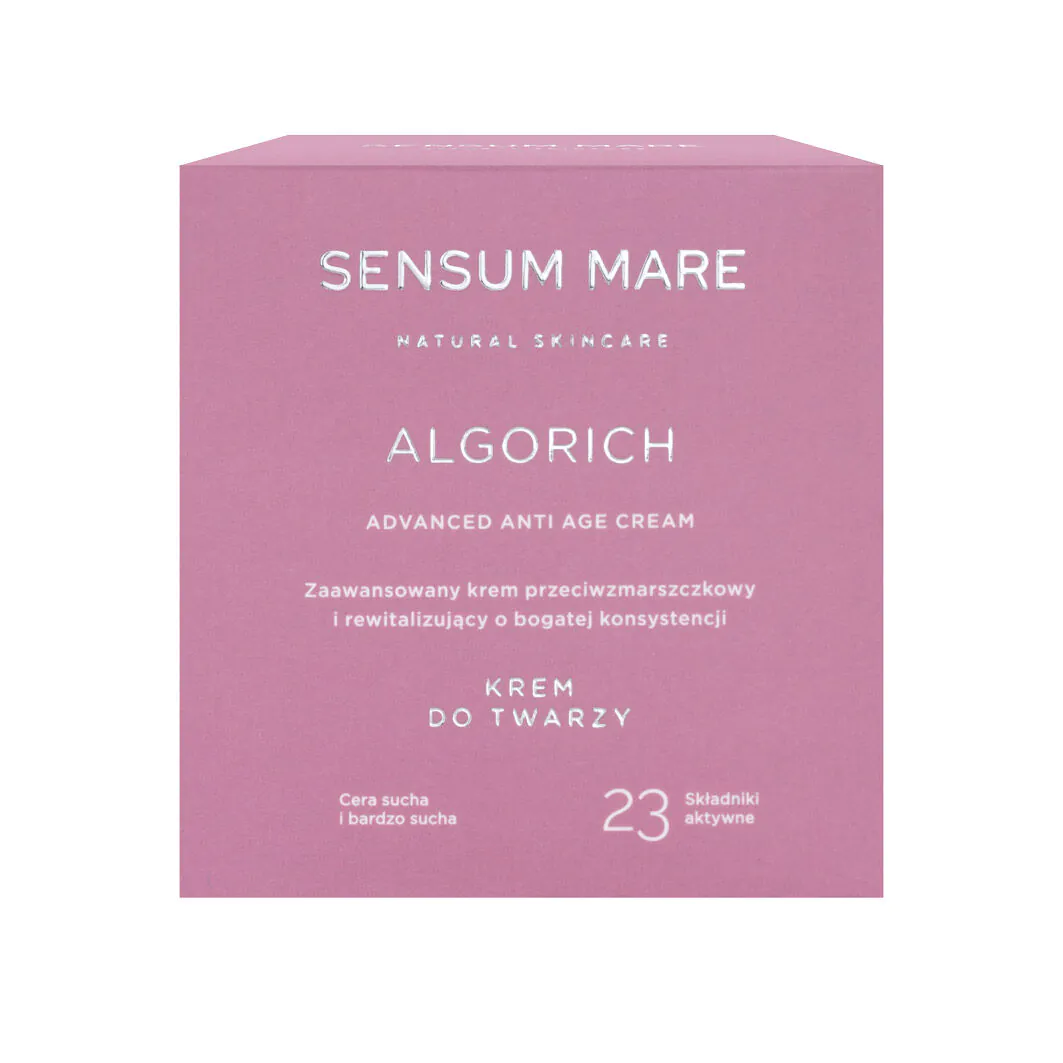Sensum Mare Algorich Avanceret revitaliserende og antirynkecreme med en fyldig konsistens 5
