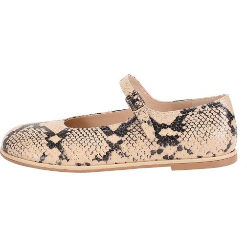 ekonika Ballerinas mit auffälligem Reptilienprint