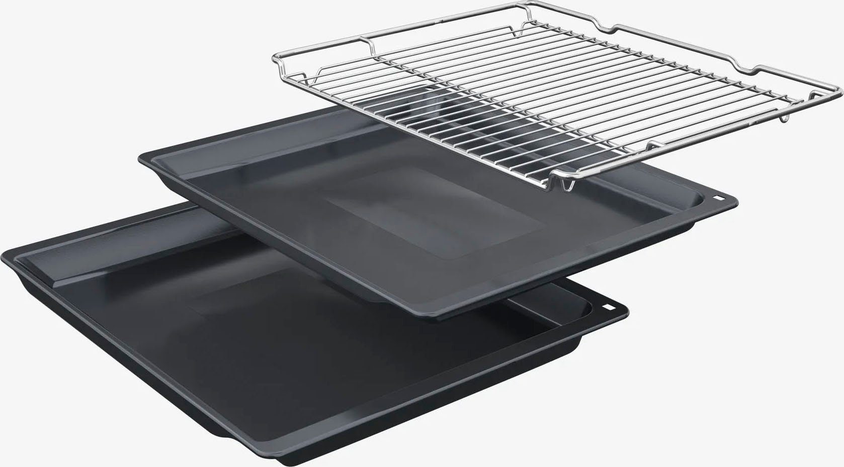 BOSCH Einbaubackofen 8 HBG7784B1, mit Teleskopauszug nachrüstbar, Pyrolyse-Selbstreinigung