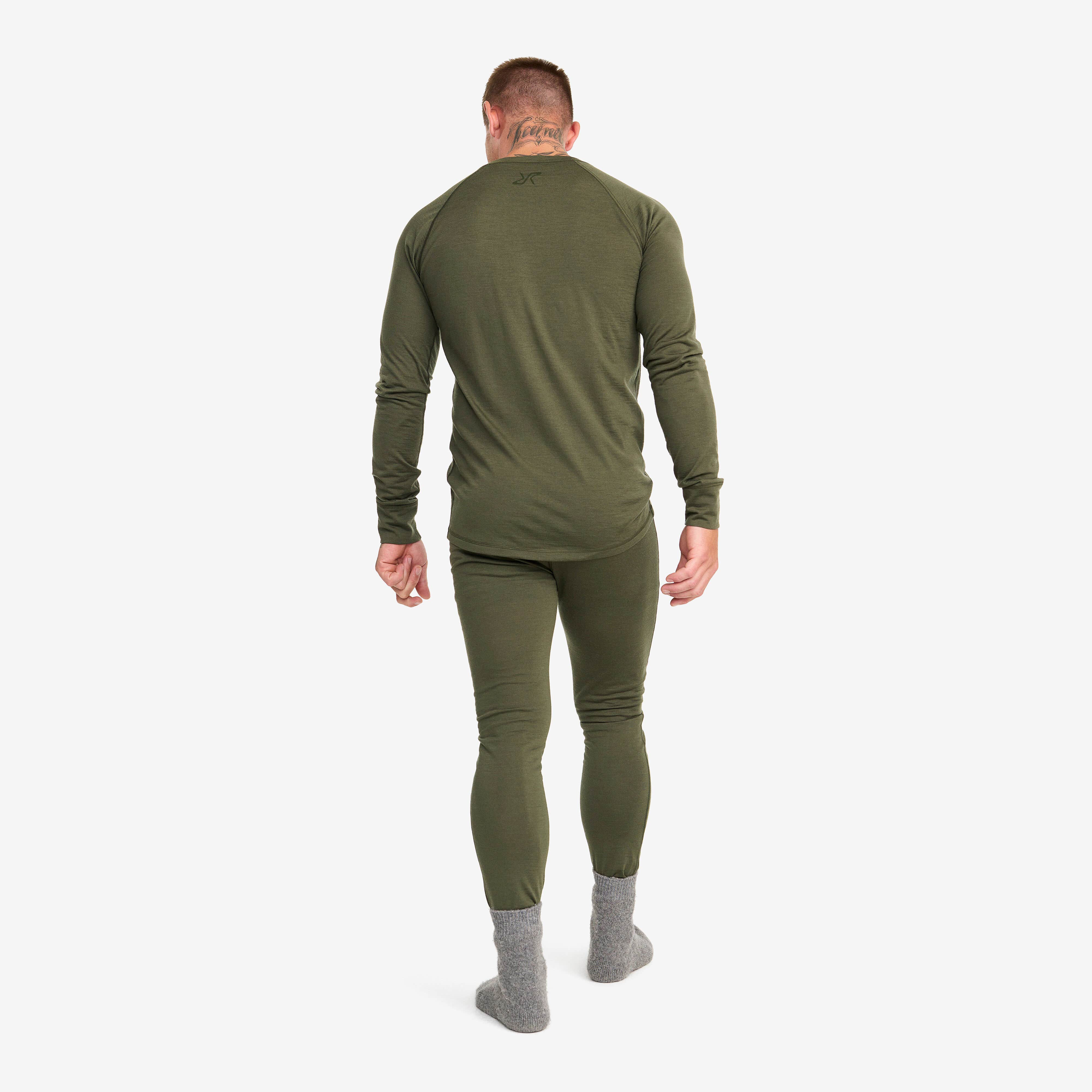 Mount Merino Long Sleeve Top Homme Grape Leaf