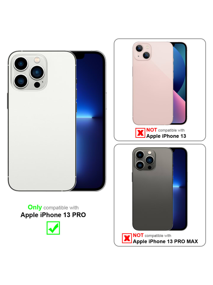 cadorabo Hülle für Apple iPhone 13 PRO Glitter in Schwarz mit Glitter günstig kaufen onesize