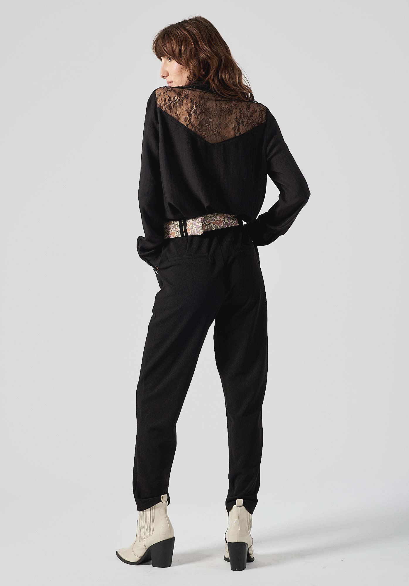 CHAYA  Chemise noire femme