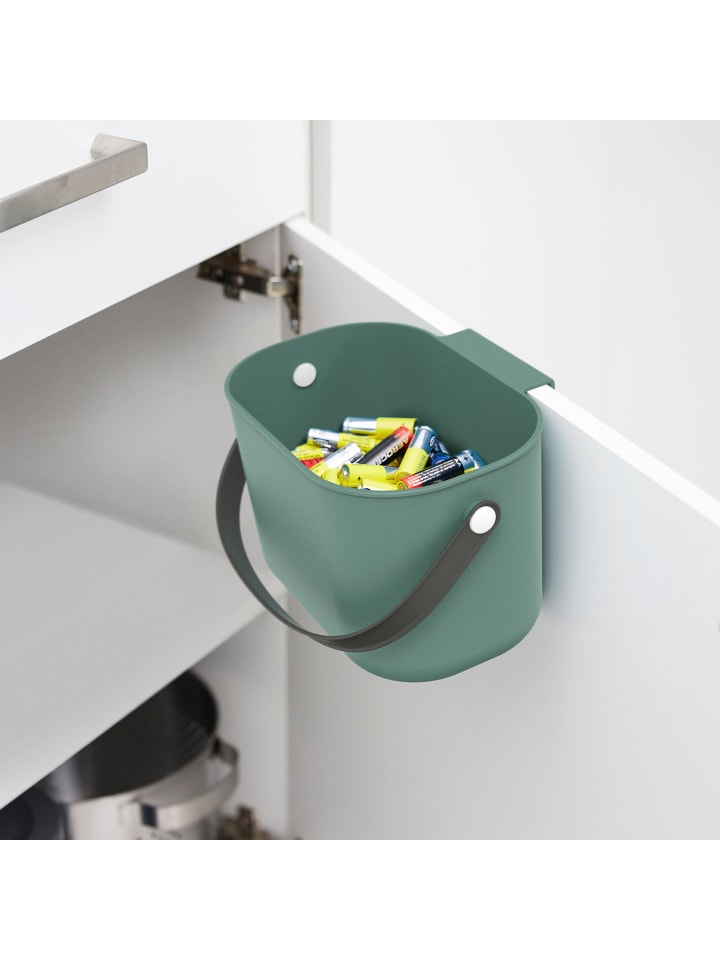 Rotho Komposteimer mit Hängevorrichtung 3.2 l ALBULA in Mistletoe green günstig kaufen onesize