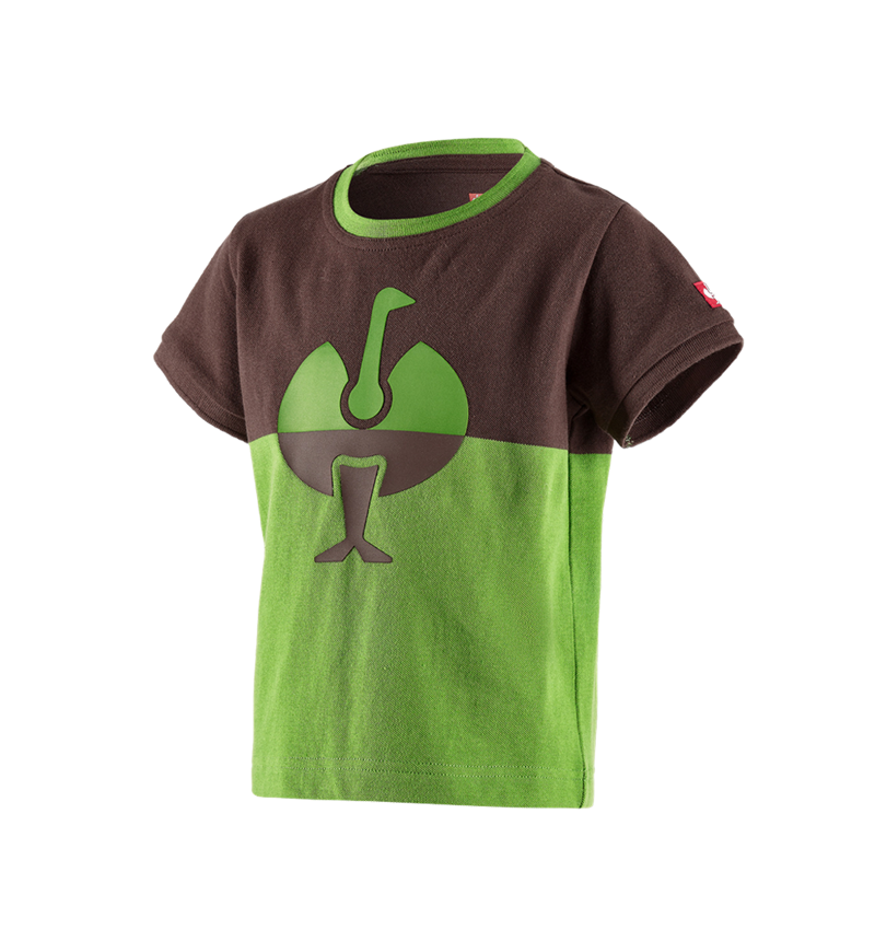 e.s. Piqué-Shirt colourblock, Kinder
