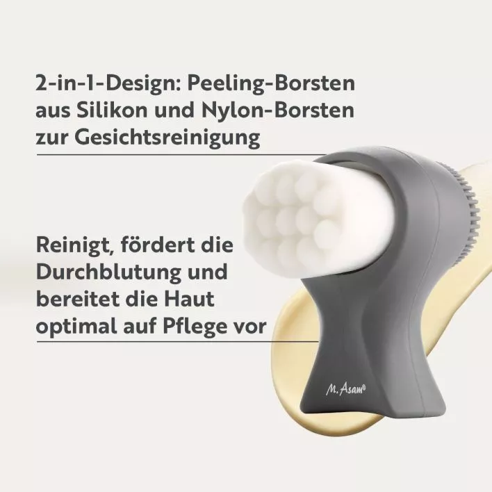 Zweiseitige Gesichtsreinigungsbürste