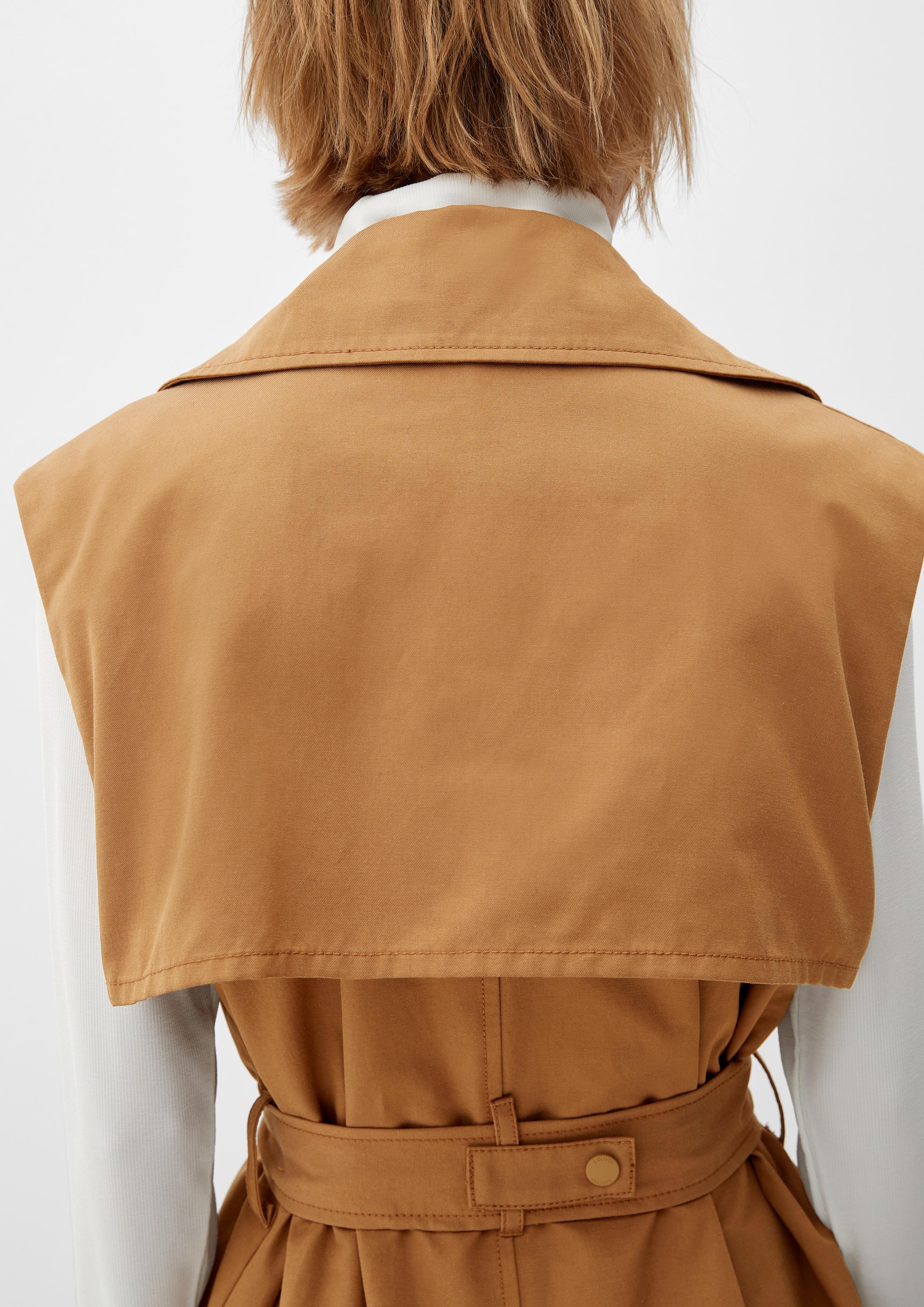 Trench-Weste aus Twill  2117296-8469