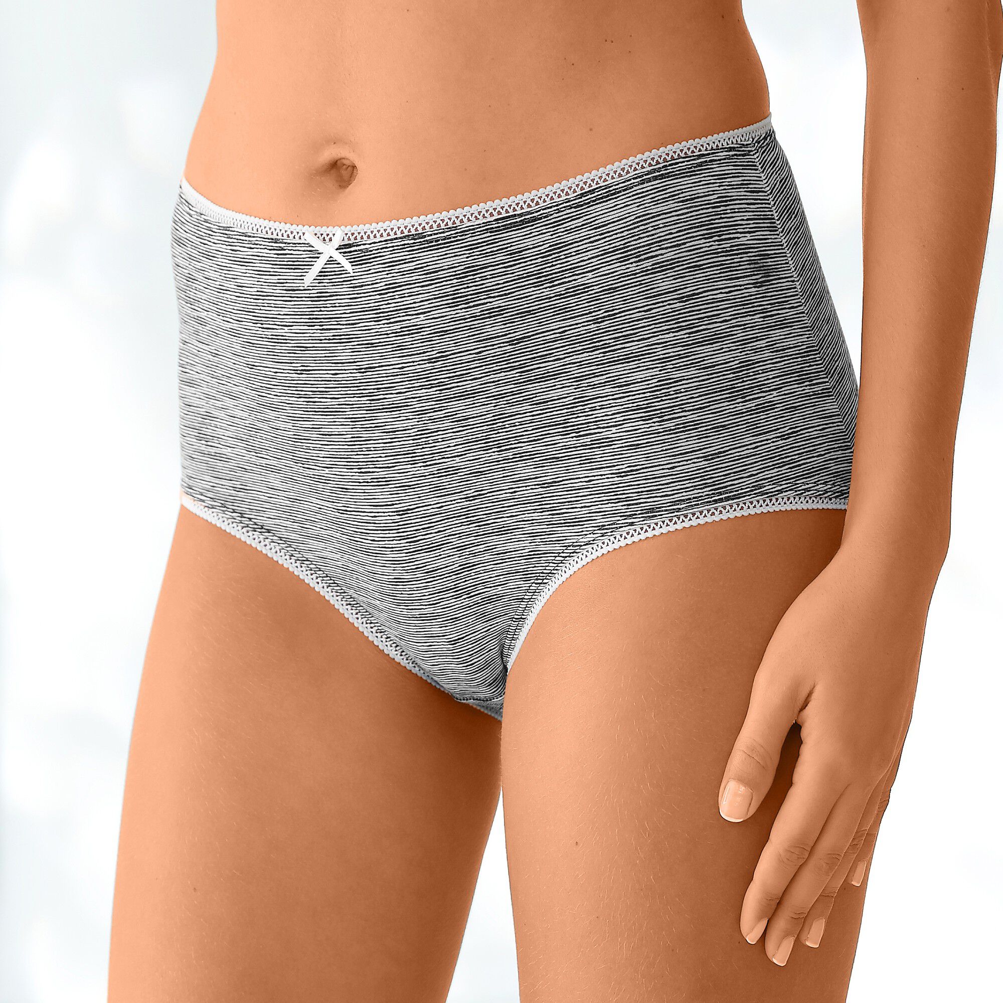 Culotte coton forme maxi imprimée motifs à pois assortis– Lot de 4