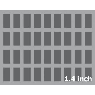 Feldherr Full-Size Schaumstoff mit 36 Fächern 40mm inkl. Boden