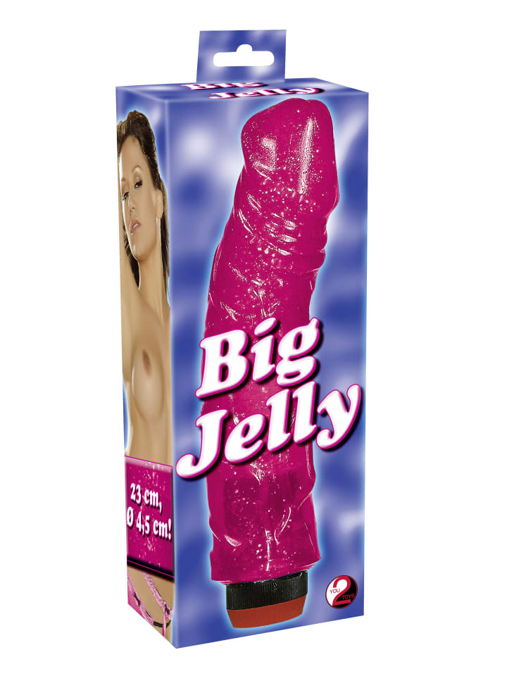 You2Toys Vibrator Big Jelly in rosa günstig kaufen 23 cm