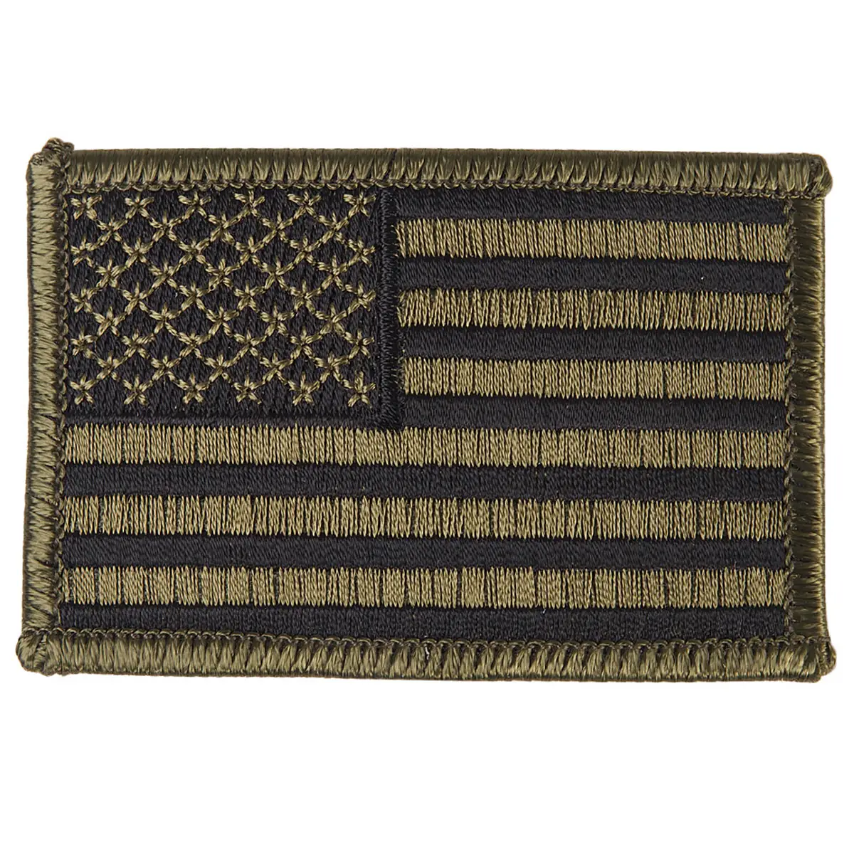 Armabzeichen Flagge USA oliv
