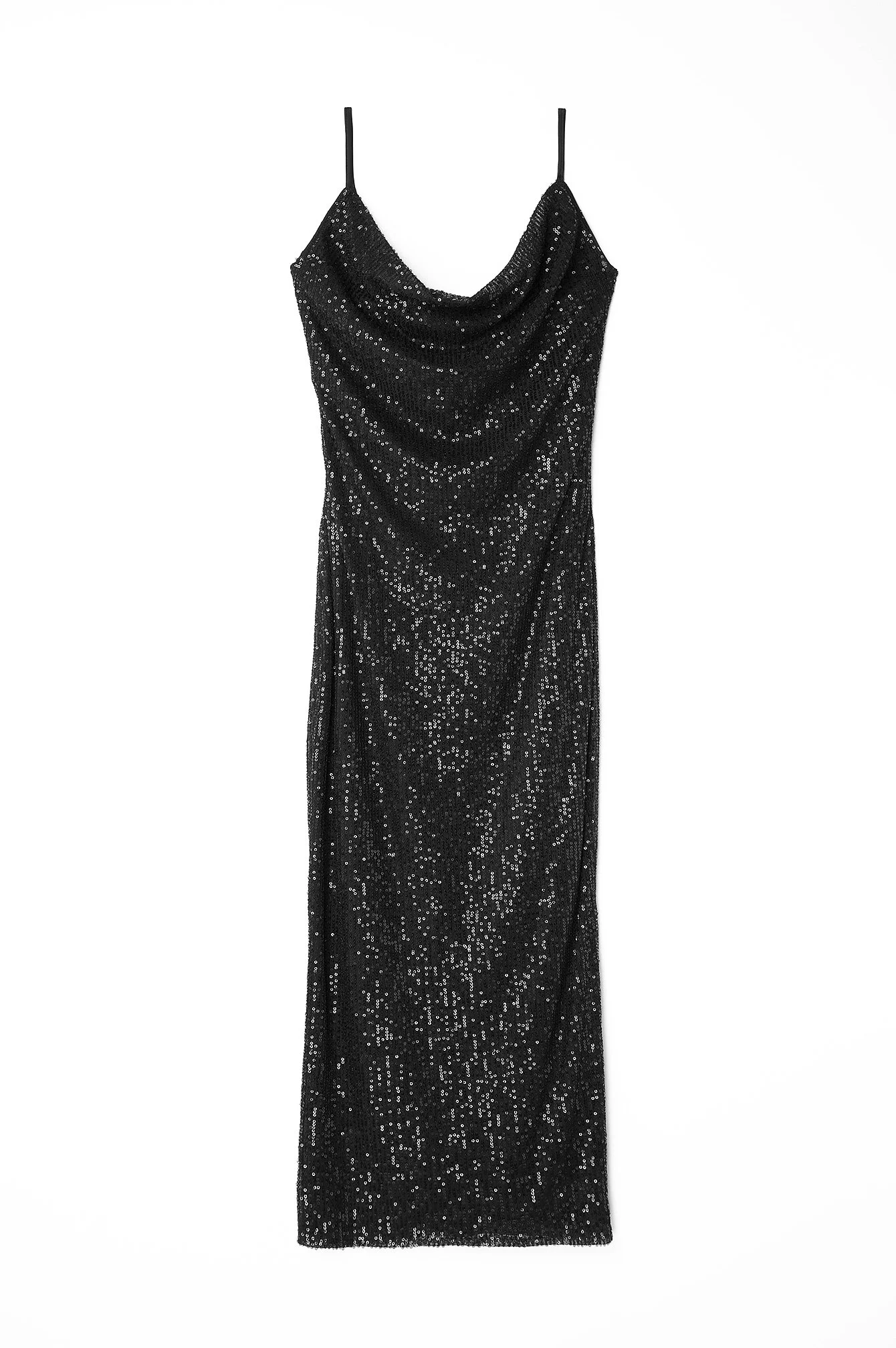 Midikleid mit Pailletten