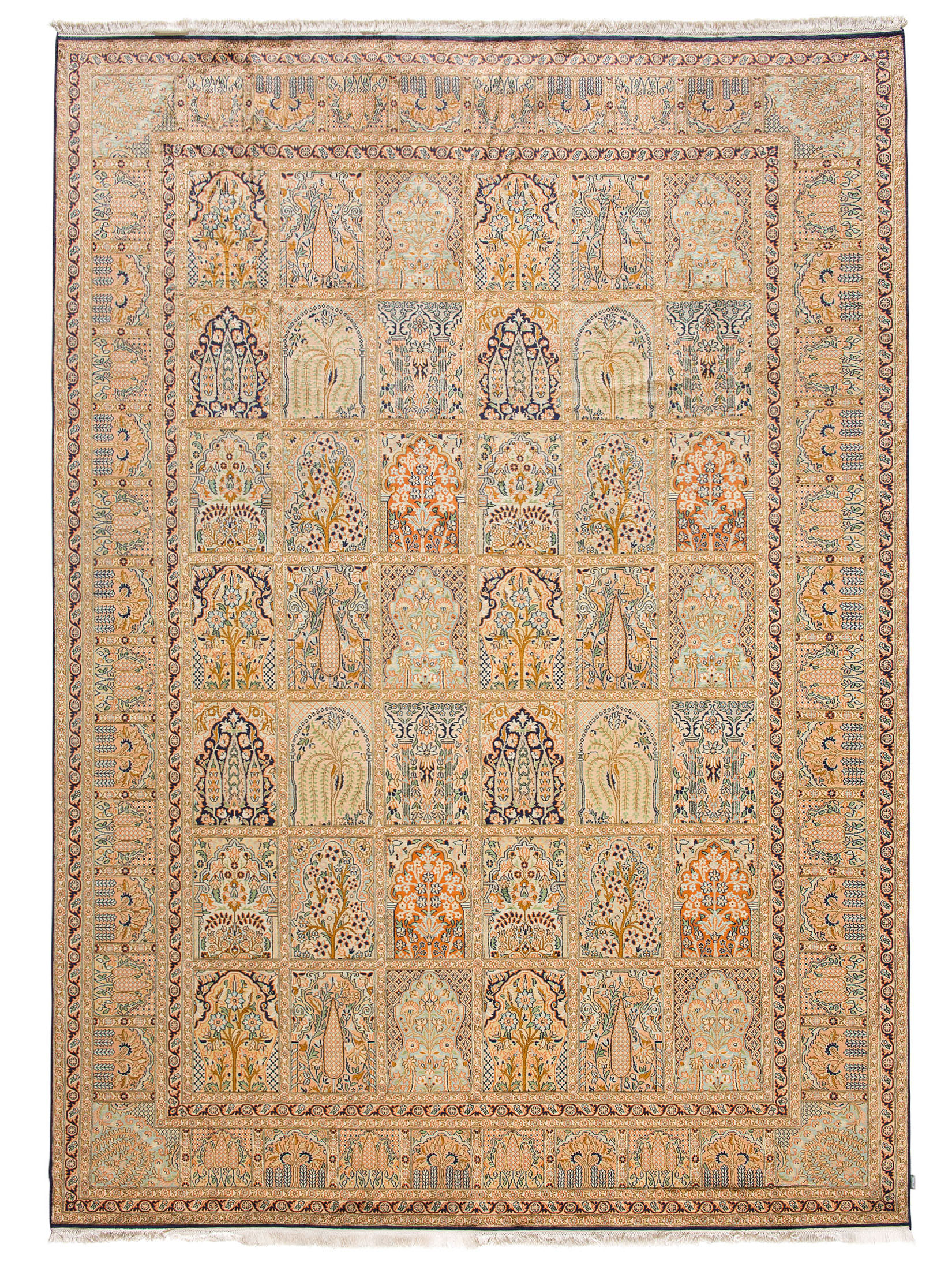 Kaschmir Seide 16/16 ca. 241 x 342 cm, Unikat / Einzelstück