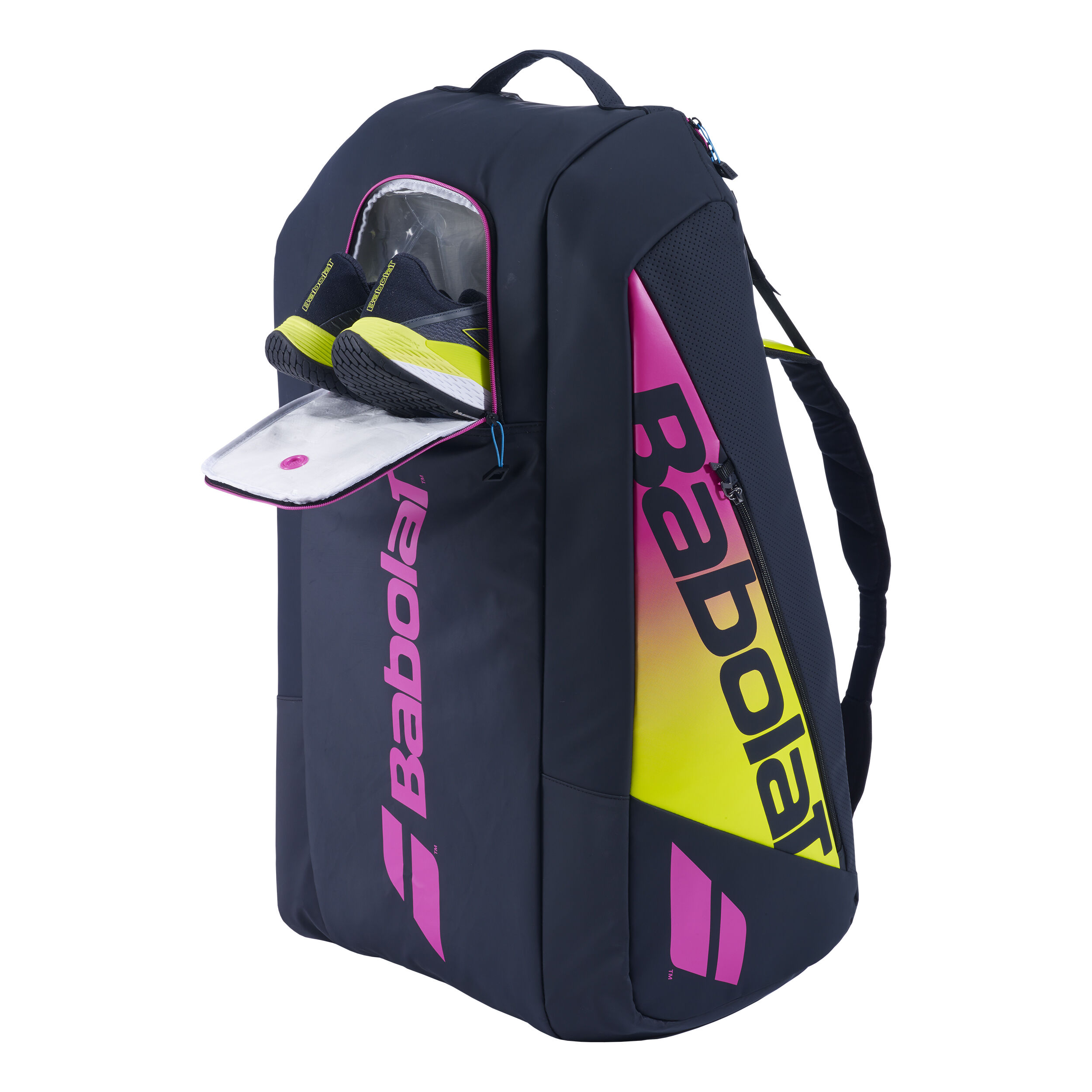 Rafael Nadal Pure Aero RH12 Schlägertasche - Schwarz, Orange