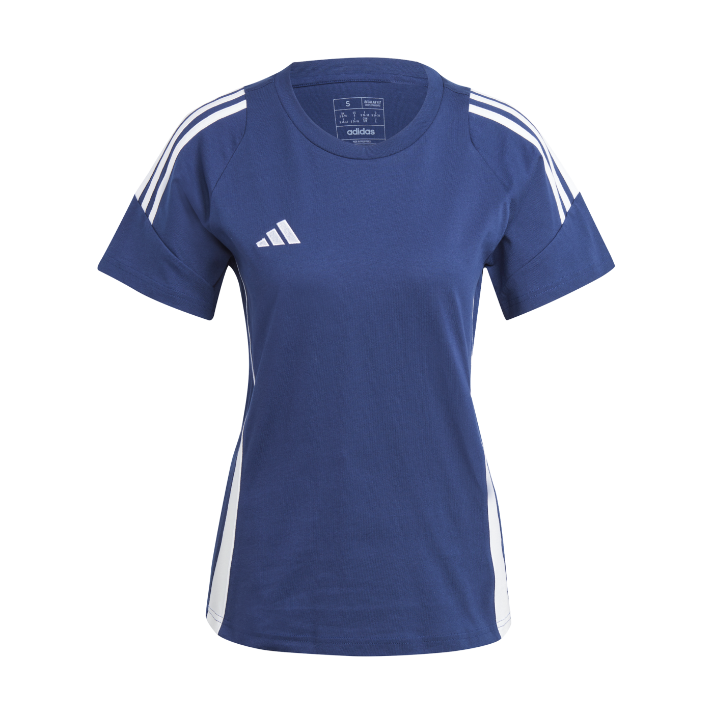 adidas Tiro 24 T-Shirt Damen Blau Weiss