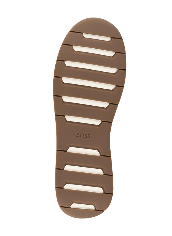 BOSS Black, Sneaker Titanium, Material-Mix, schwarz