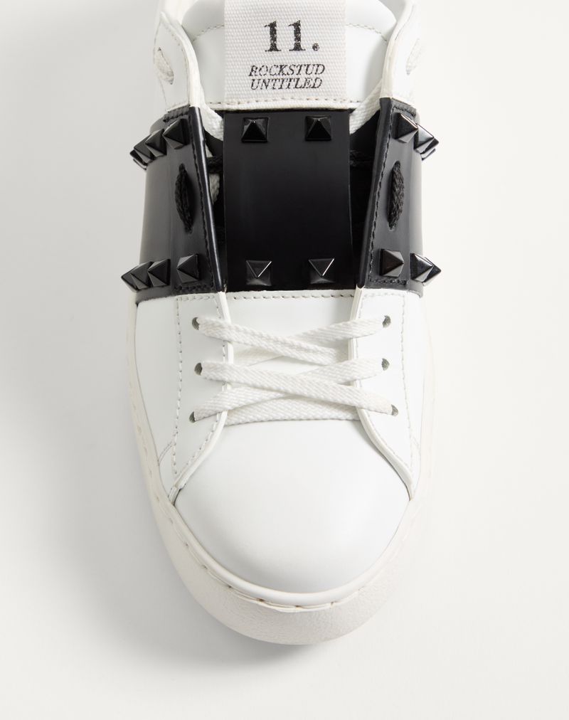 Baskets Rockstud Untitled en cuir de veau avec clous ton sur ton