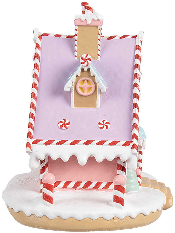 Clayre & Eef Dekofigur ''Haus'' in Bunt - (B)16 x (H)15 x (T)13 cm günstig kaufen onesize