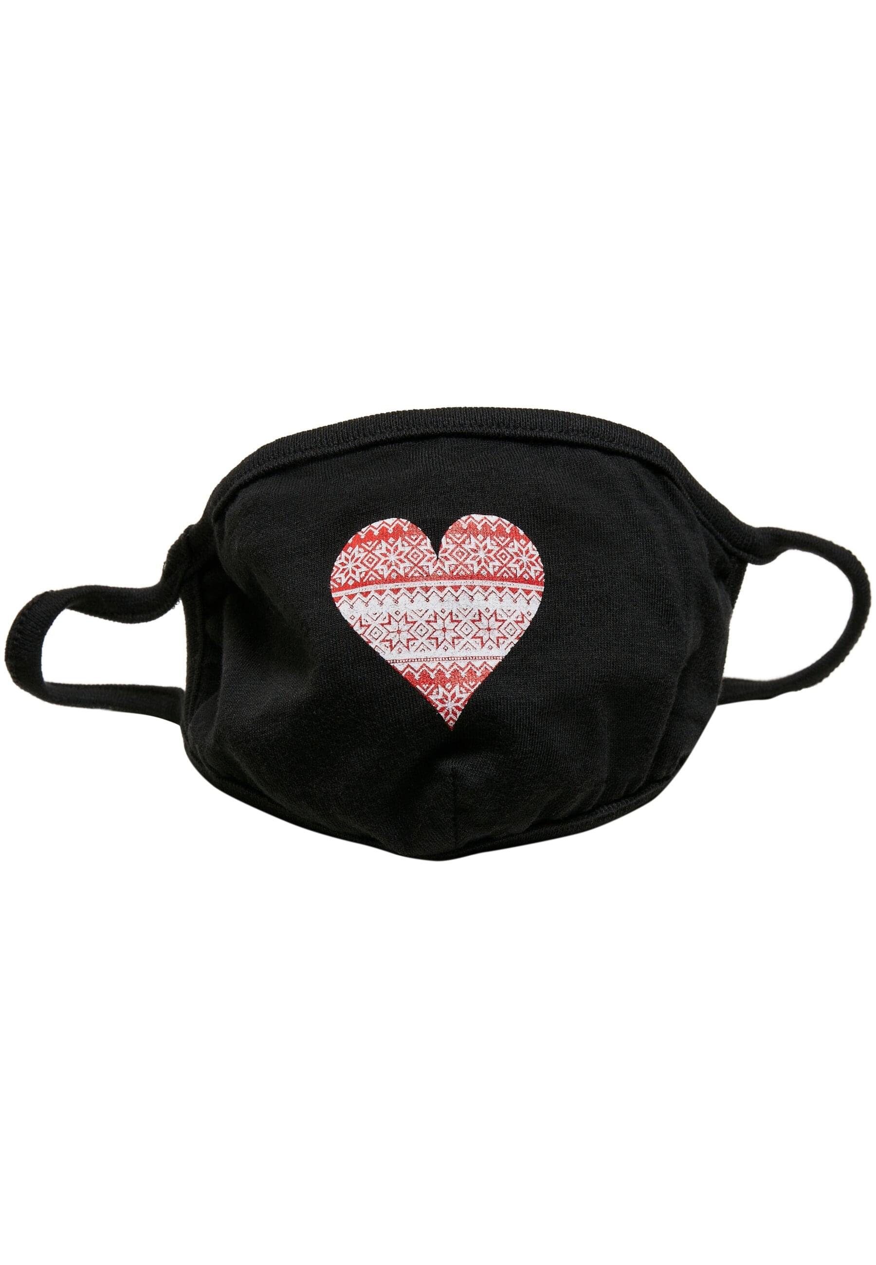 URBAN CLASSICS Mund-Nasen-Maske Unisex Christmas Heart Face Mask