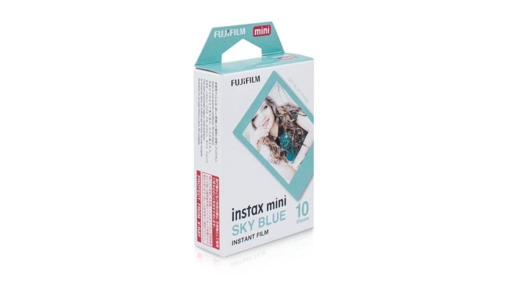 FUJIFILM Fujifilm Instax Film Mini blue frame Sofortbildkamera