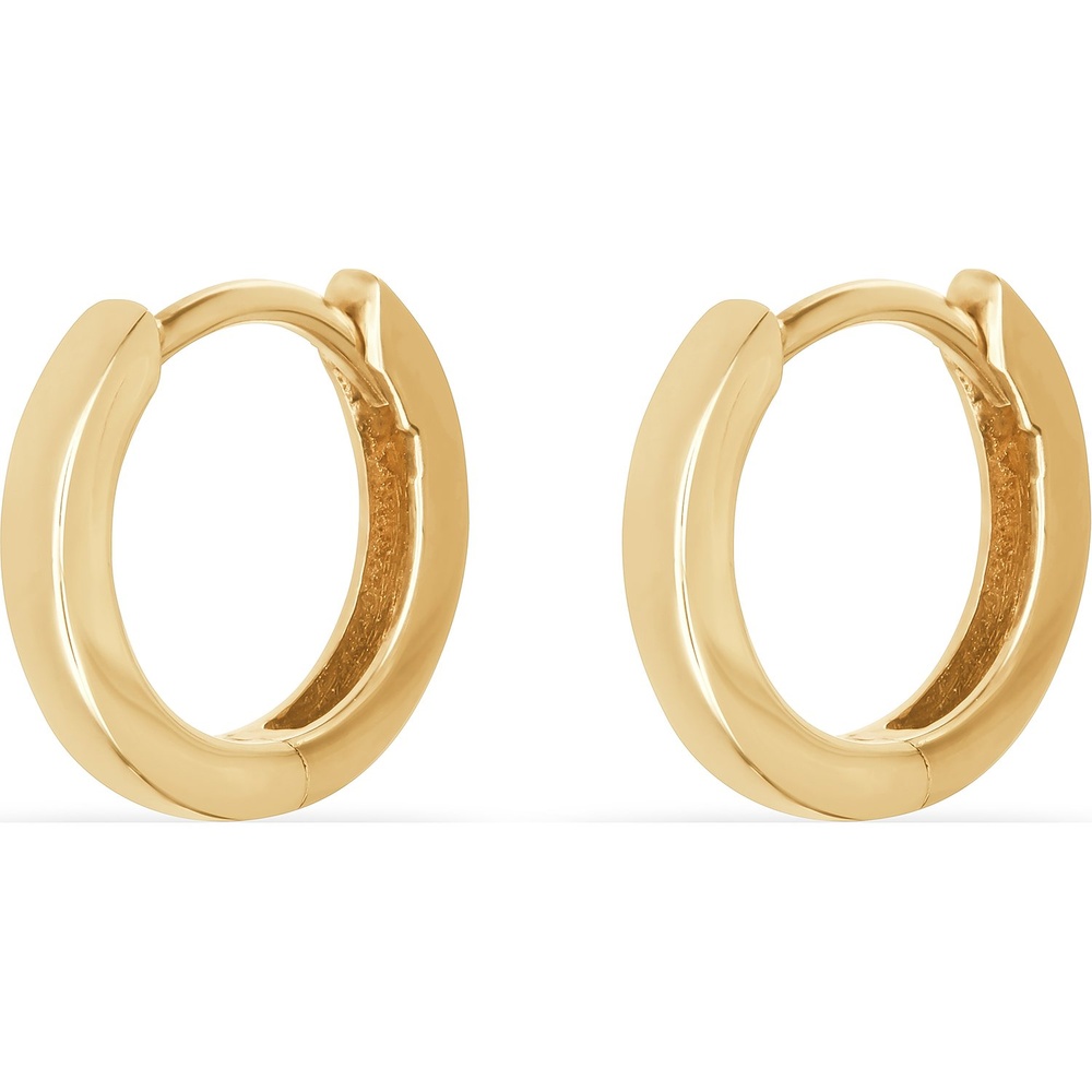 FAVS Créoles 375 Or jaune Boucles d'oreilles