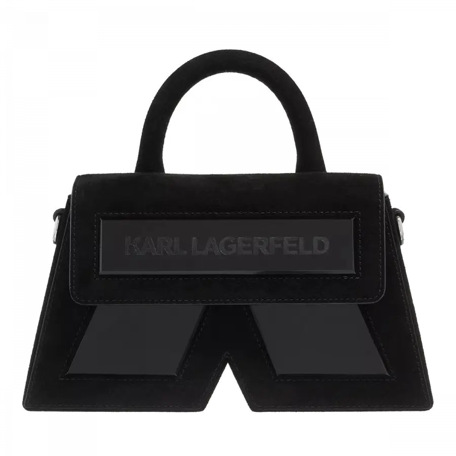 Karl Lagerfeld - Karl Lagerfeld Shoulder Bags Kalbsleder Black - schwarz
