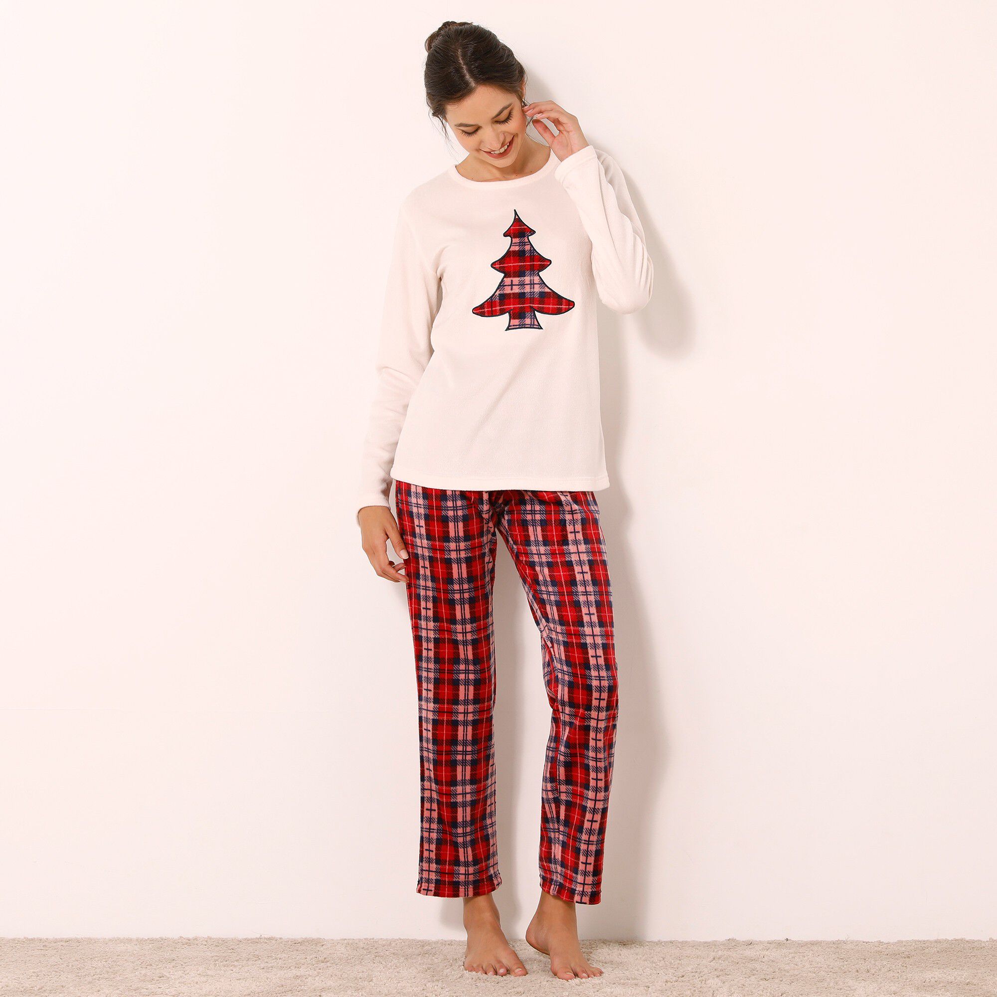 Pyjama pantalon maille micropolaire