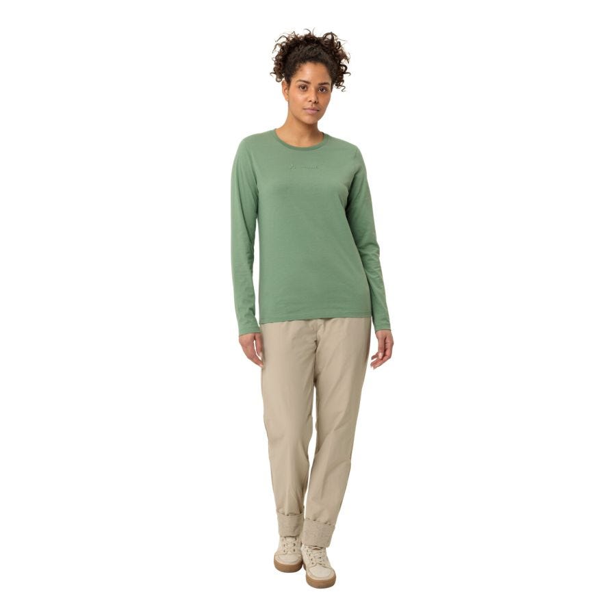 Logo Langarmshirt Damen