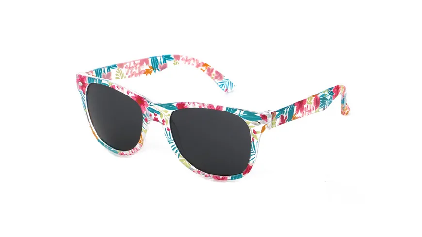 Basley Sun KIDS Sonnenbrille Durchsichtig Geblümt