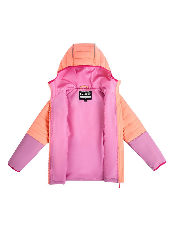 Kamik Dünne Ganzjahres-Steppjacke ''Celeste'' in Orange/ Rosa günstig kaufen
