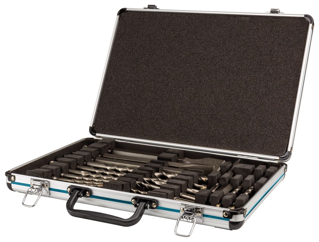 Makita Accessories D-42444 17-dijelni set bušilica/dlijeta SDS+ u aluminijskoj kutiji