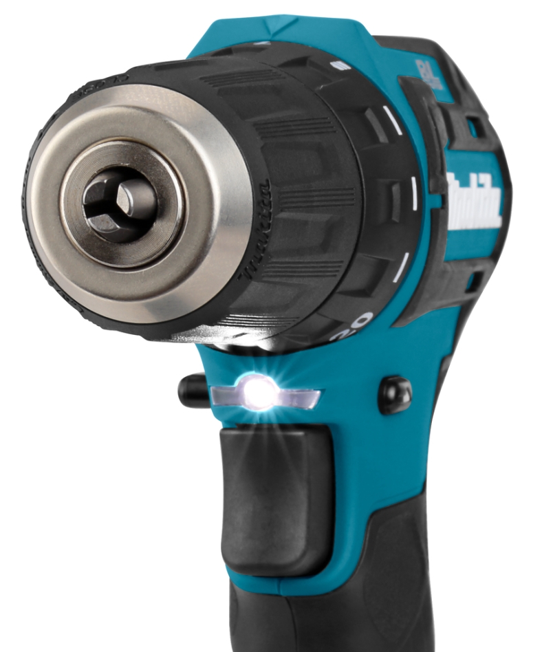 Makita DF332DZJ Drill/skrutrekker 12 Volt maks børsteløs ekskl. batterier og lader i M-boks